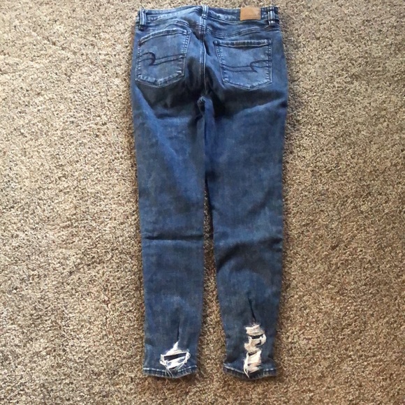 🔵High Waisted Ripped Jeans - Picture 5 of 5